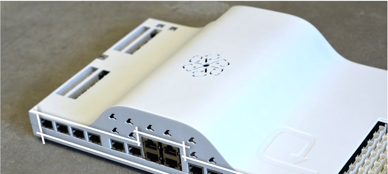 SmartRCP front panel with 36 isolated and differential PWM channels